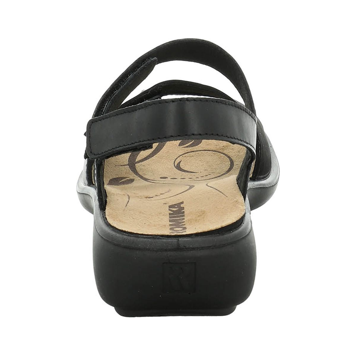 Romika Ibiza 86 Women's Velcro Sandal in Black