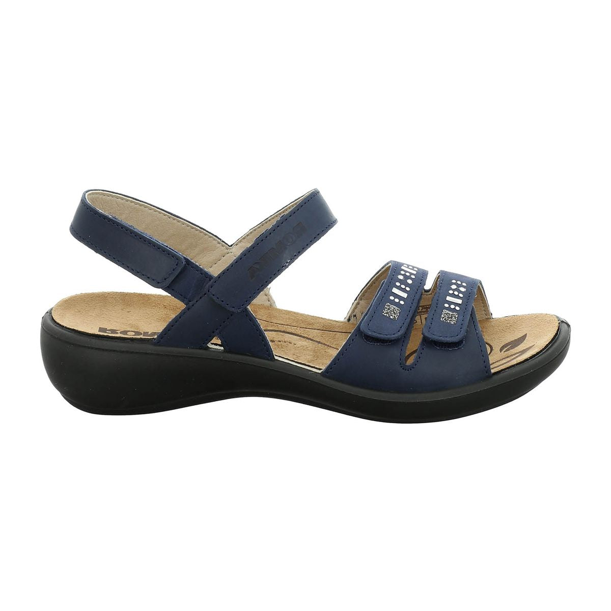 Romika Ibiza 86 Women's Velcro Sandal in Blue