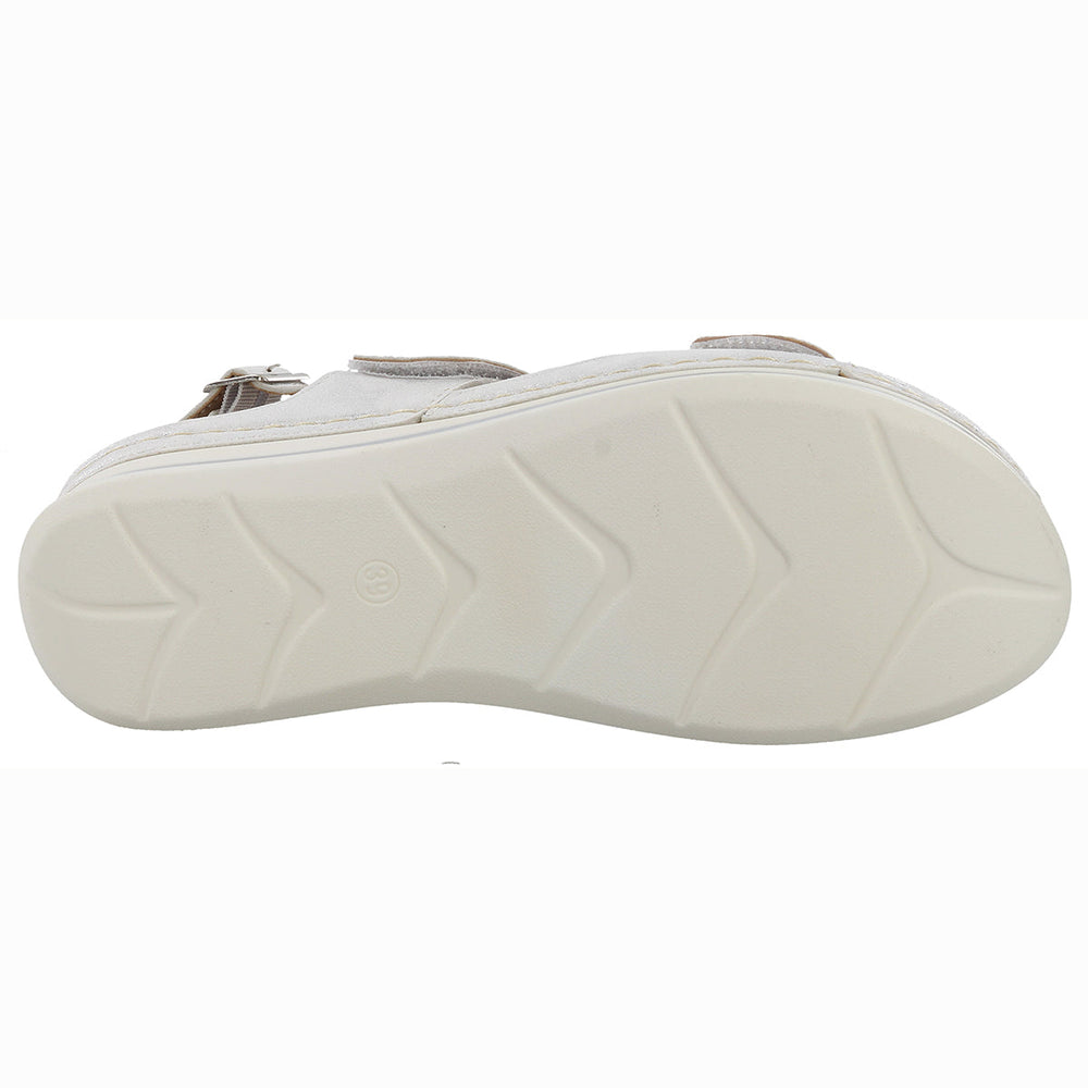 Romika Esther 01 Adjustable Strap Sandal in White