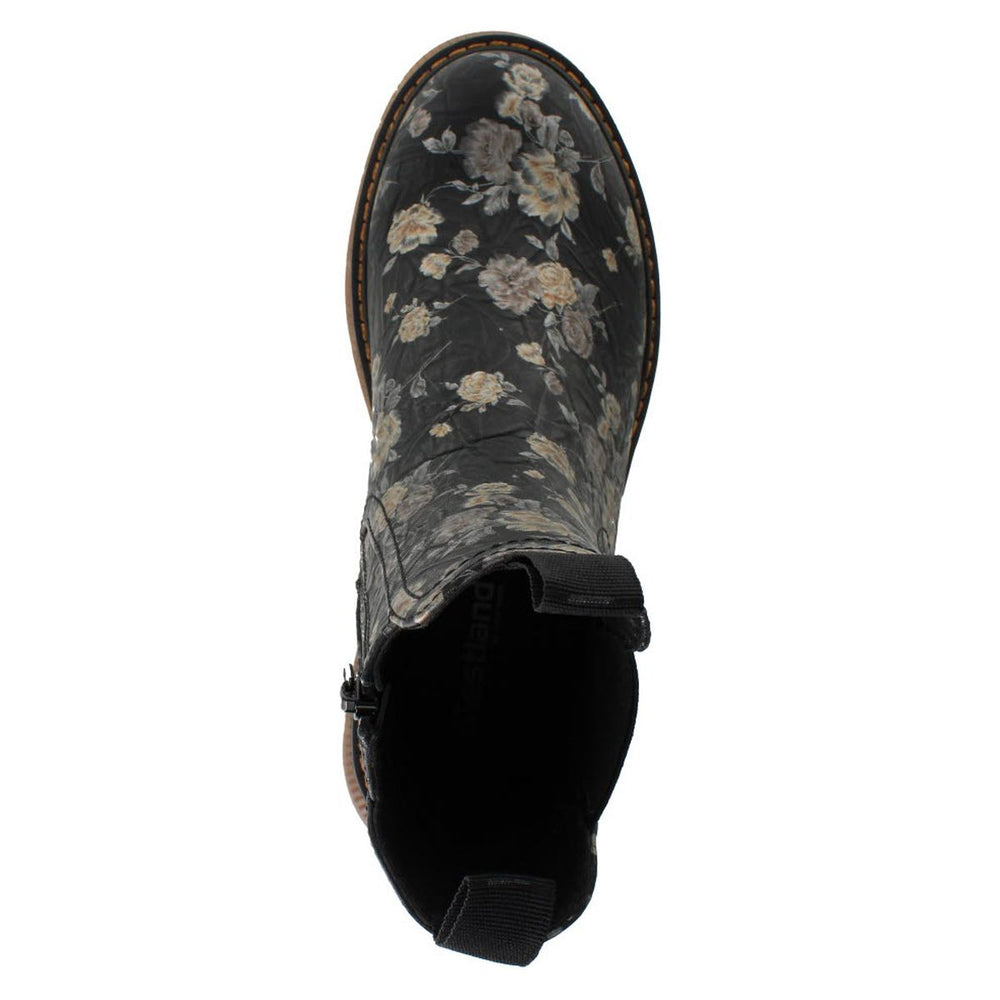 Romika Peyton 05 Zip Boot in Black Multi