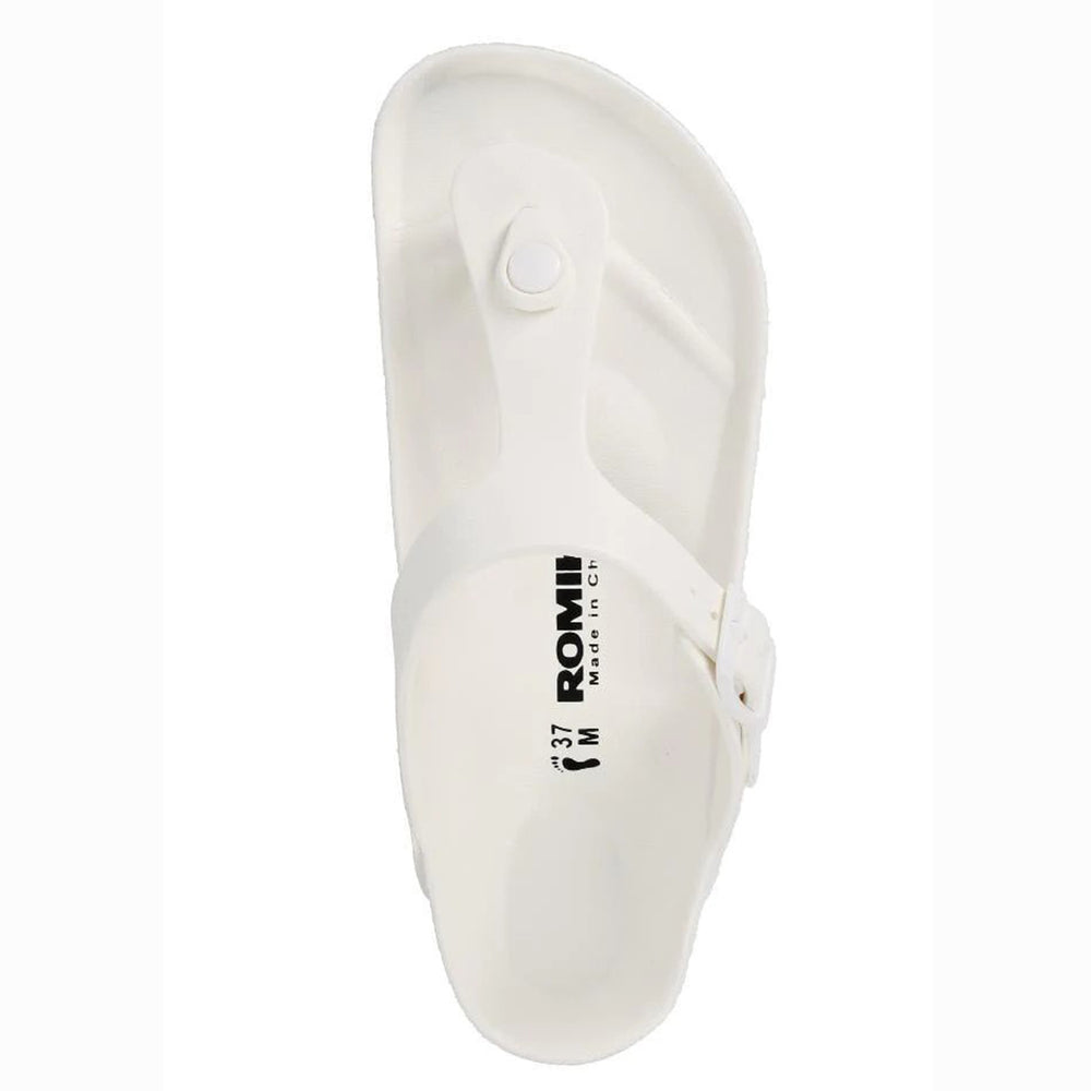 Roemer 07 Toe Thong EVA Sandal in White