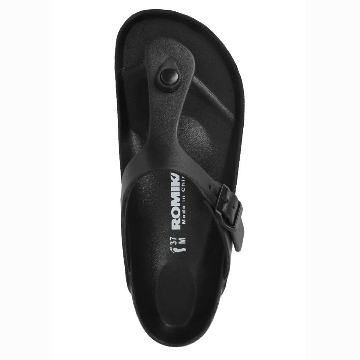 Roemer 07 Toe Thong EVA Sandal in Black