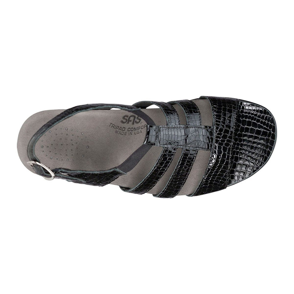 SAS Allegro Women's Heel Strap Sandal in Black