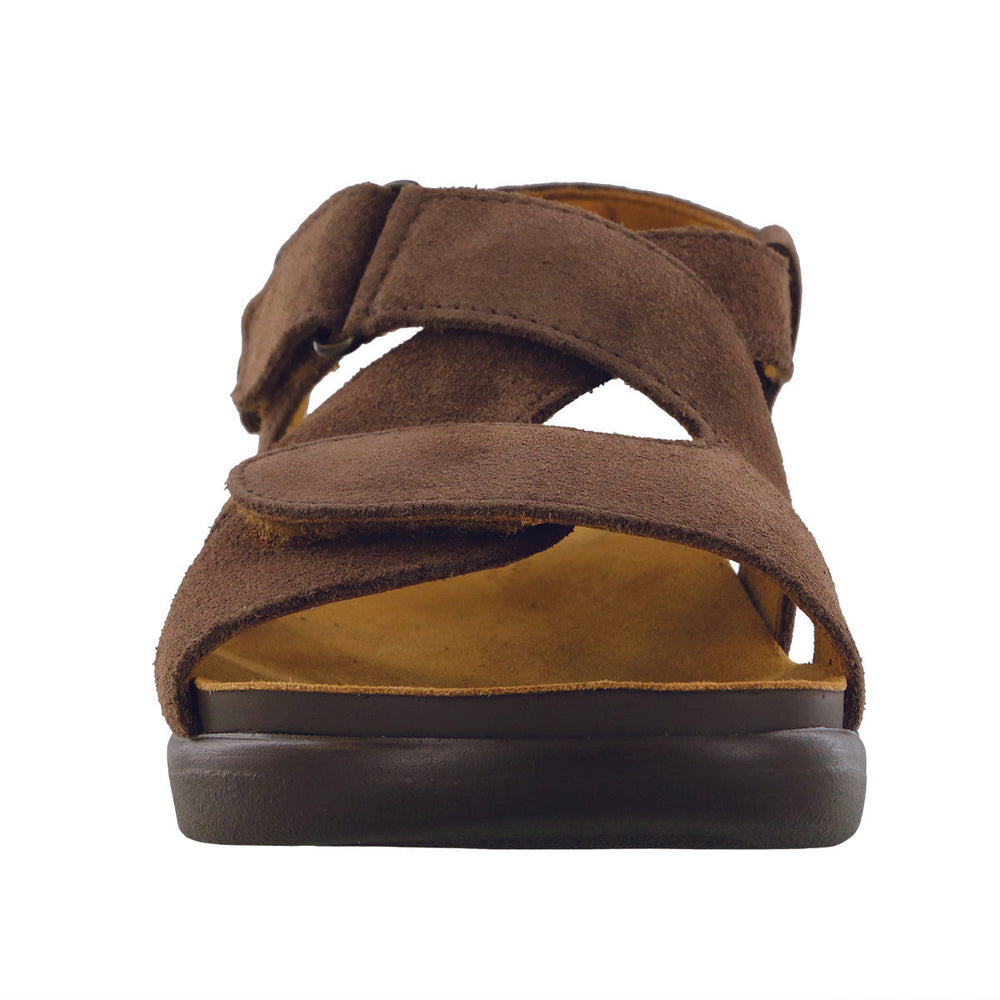 SAS Huggy Women's Cross Strap Sandal In Brown