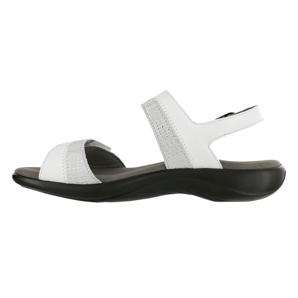 SAS Nudu Women's Heel Strap Sandal in White