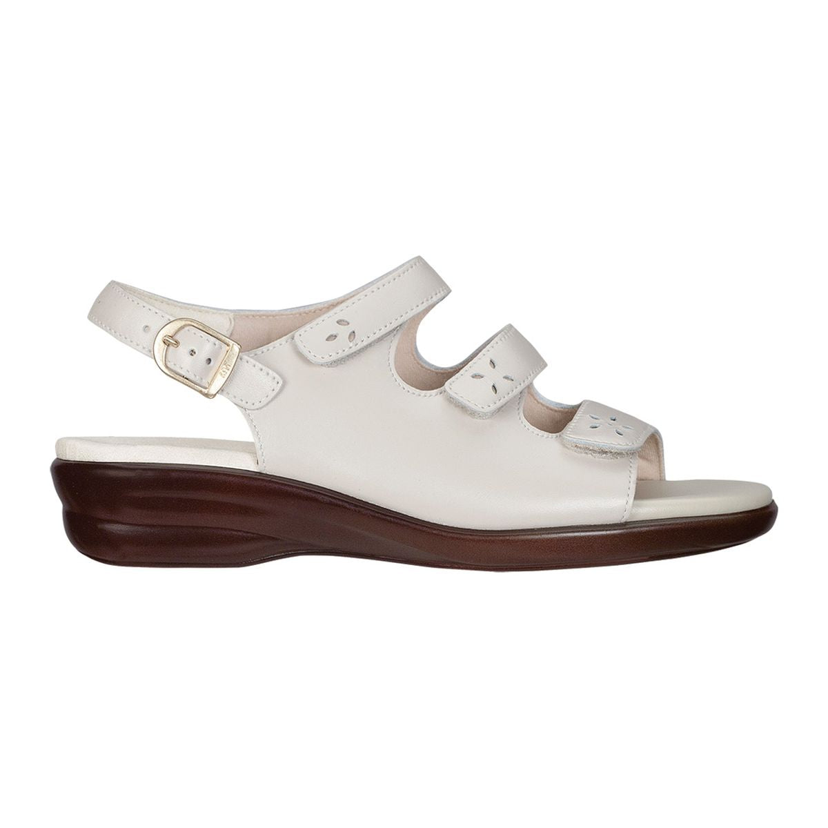 SAS Quatro Women's Slingback Sandal in Bone