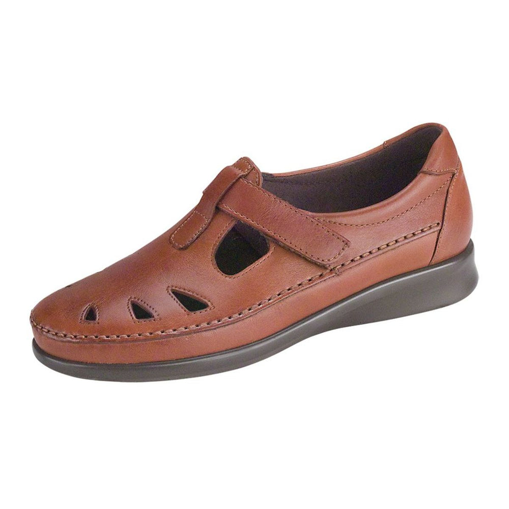 SAS Roamer Women's Slip On Loafer in Chestnut