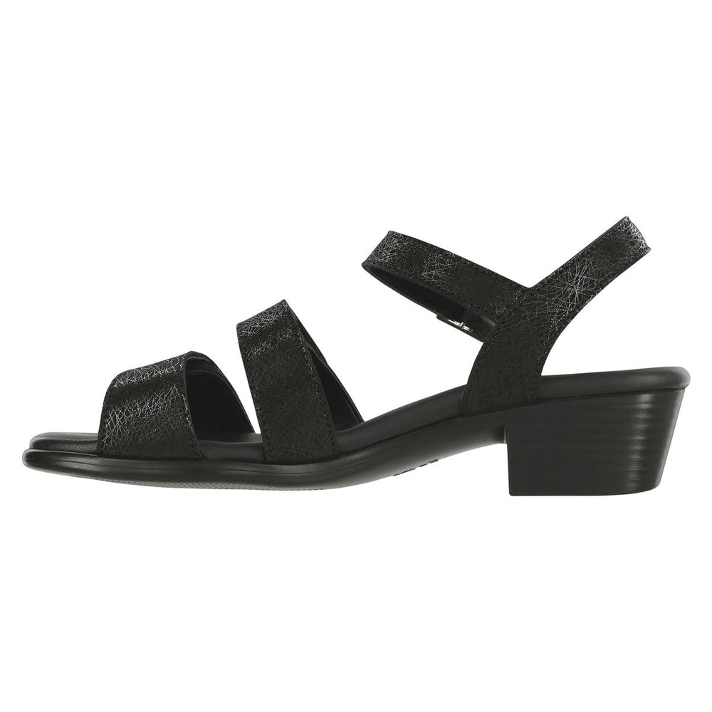 SAS Savanna Women's Heel Strap Sandal In Black