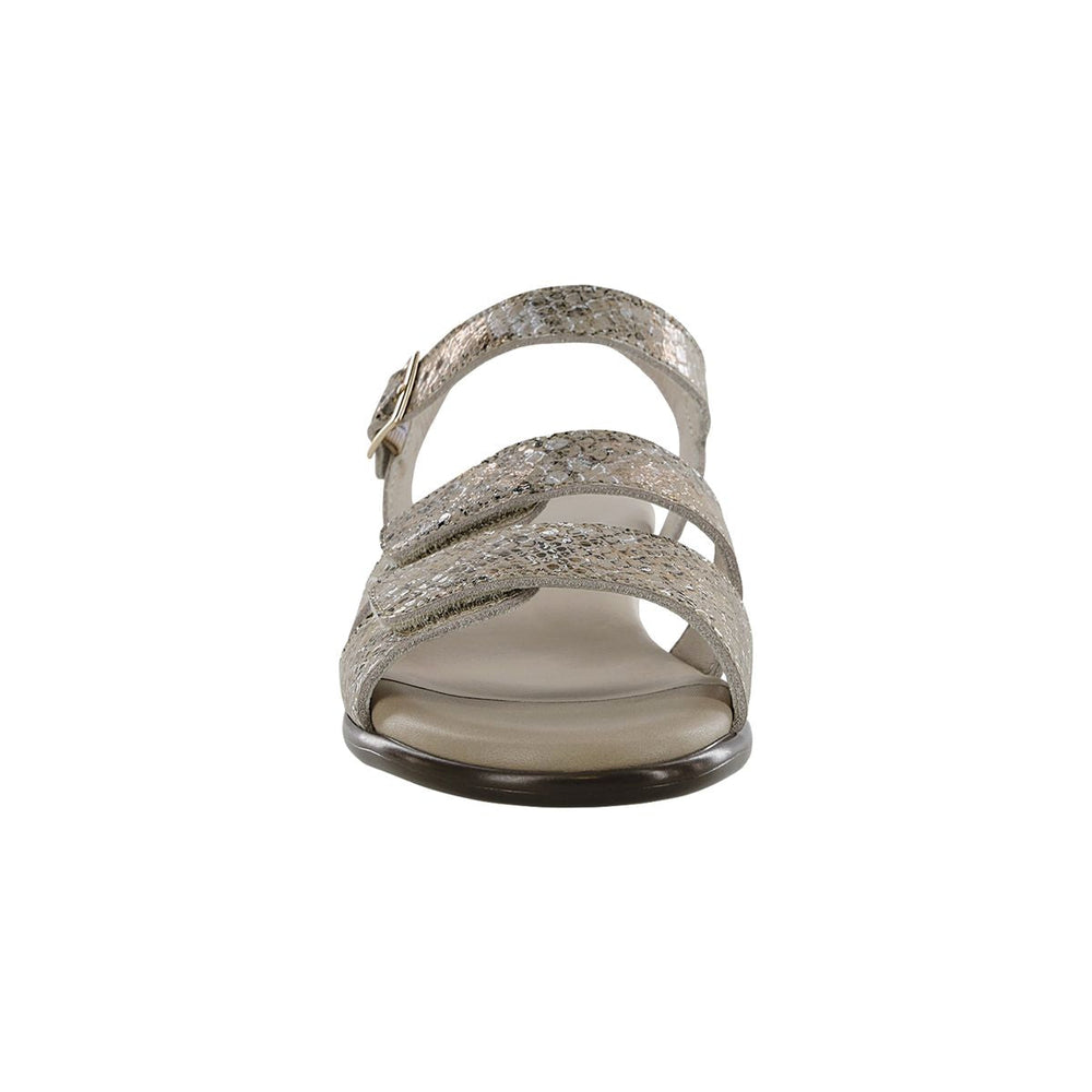 SAS Savanna Women's Heel Strap Sandal In Multi Gold