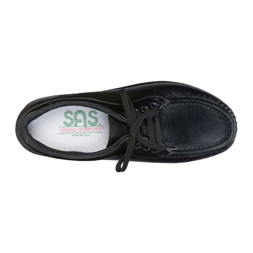SAS Take Time Women's Lace Up Loafer In Black