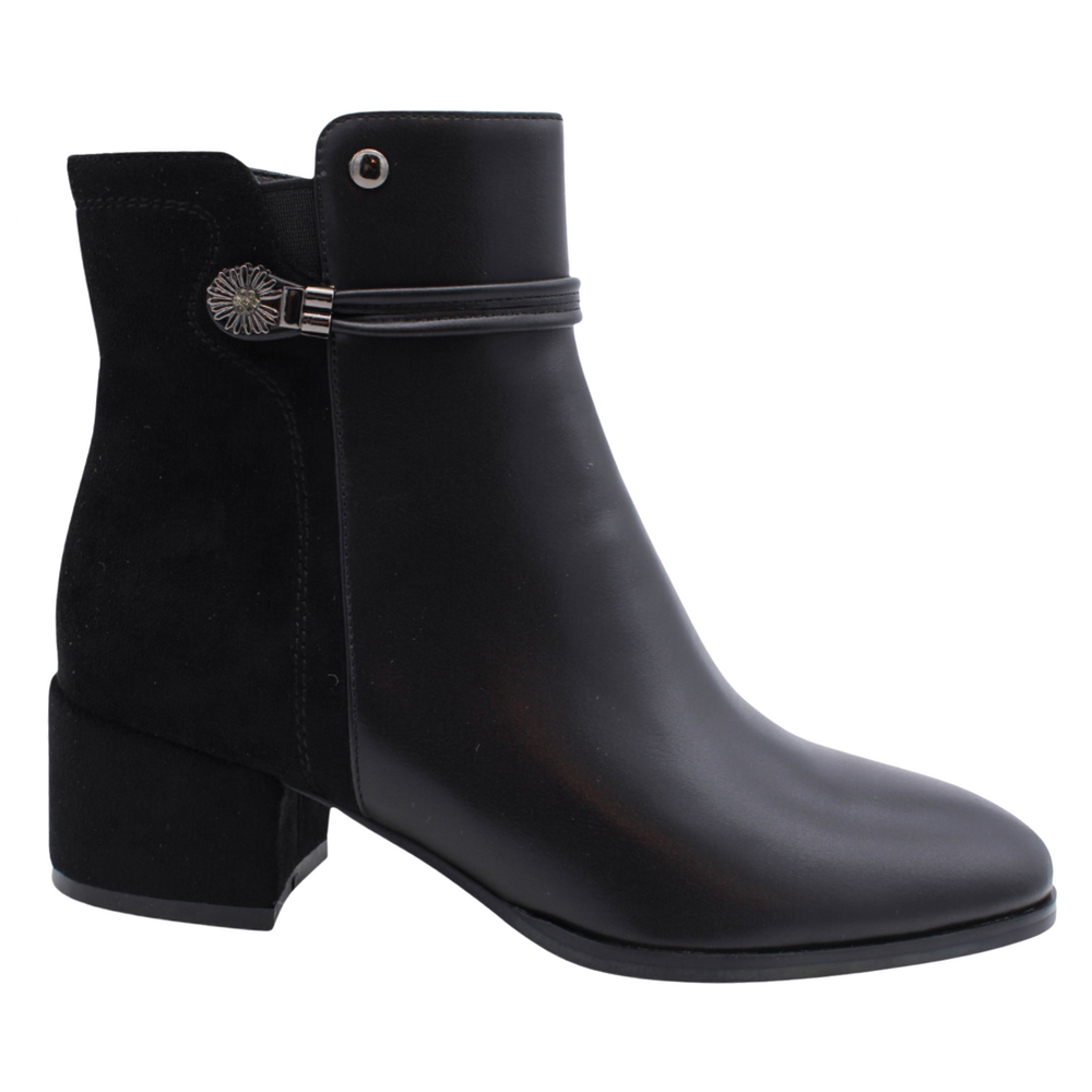 #F7001 Side Zip Ankle Boot