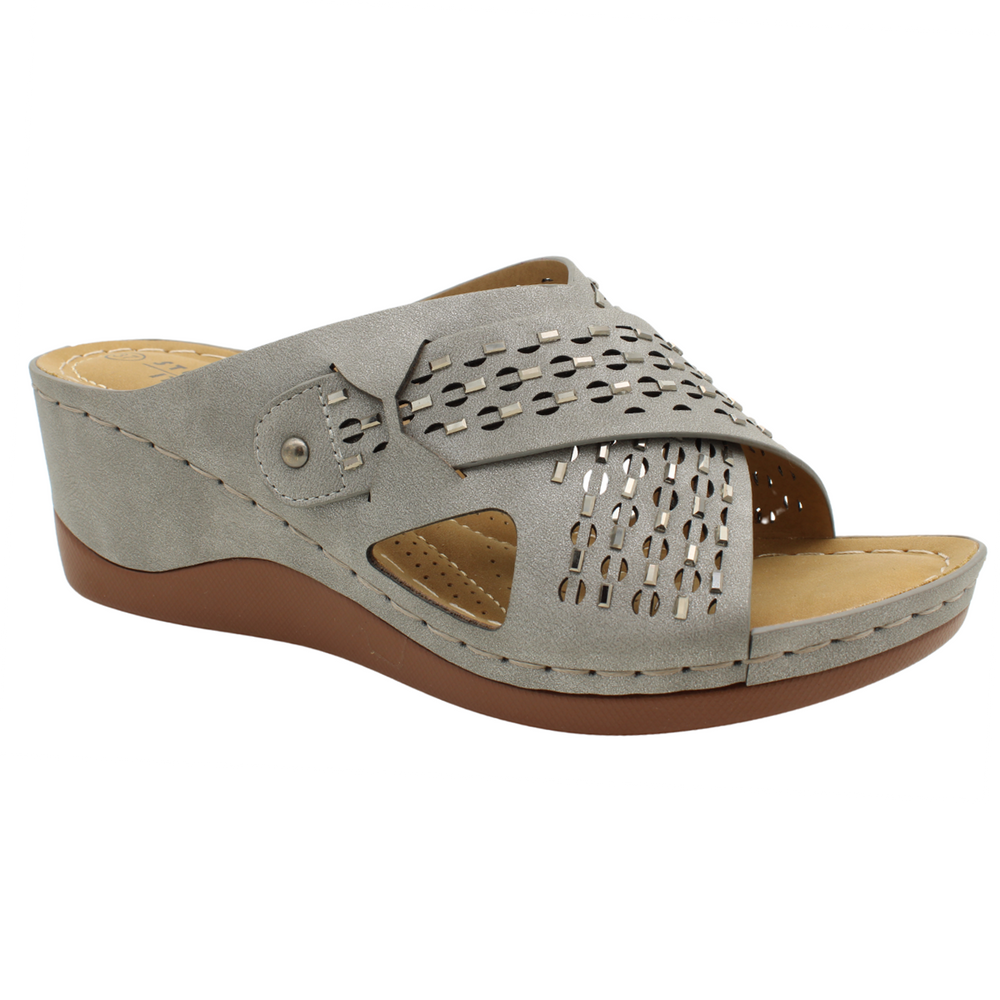 S5035 Wedge Slide Sandal