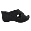 S5598 Glitter Wedge Dress Sandal
