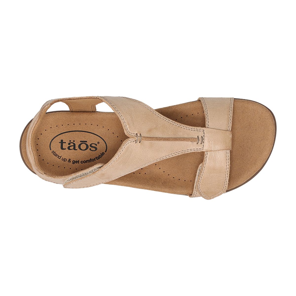 Taos The Show Adjustable Strap Sandal Stone