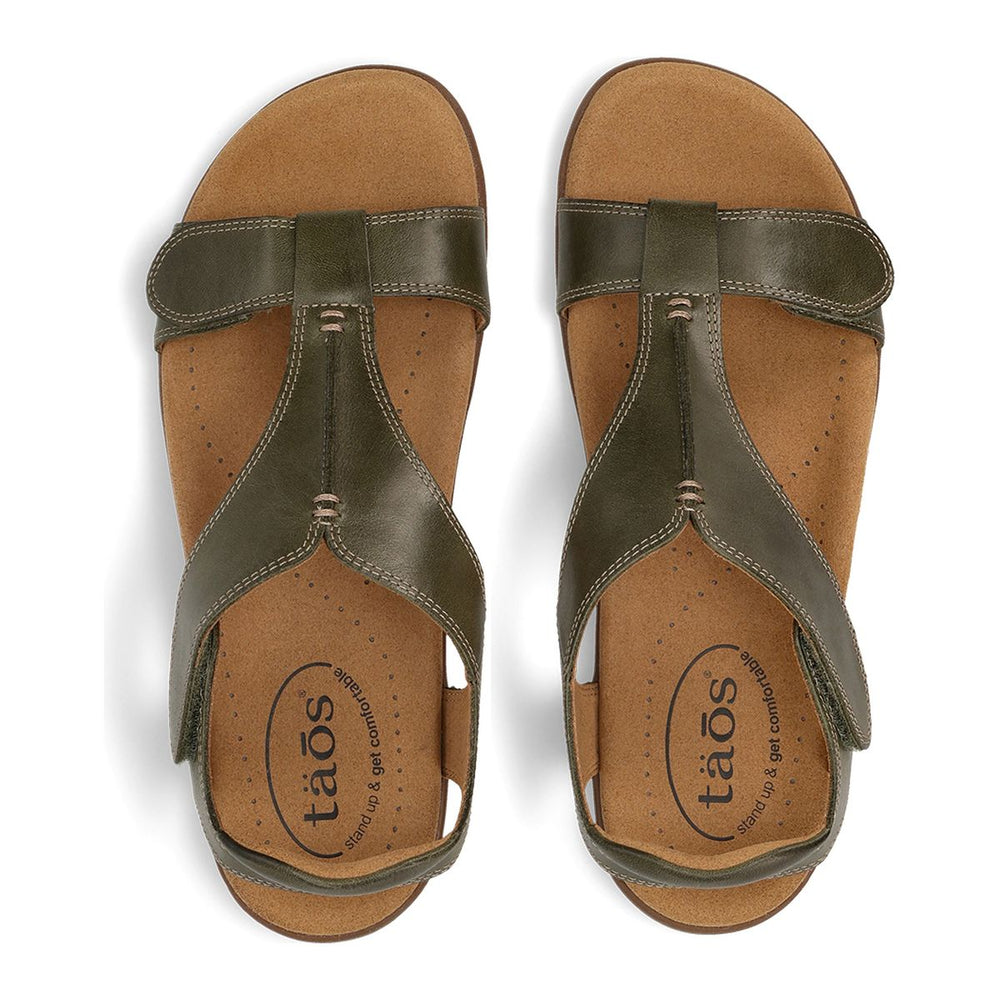 Taos The Show Adjustable Strap Sandal - Olive