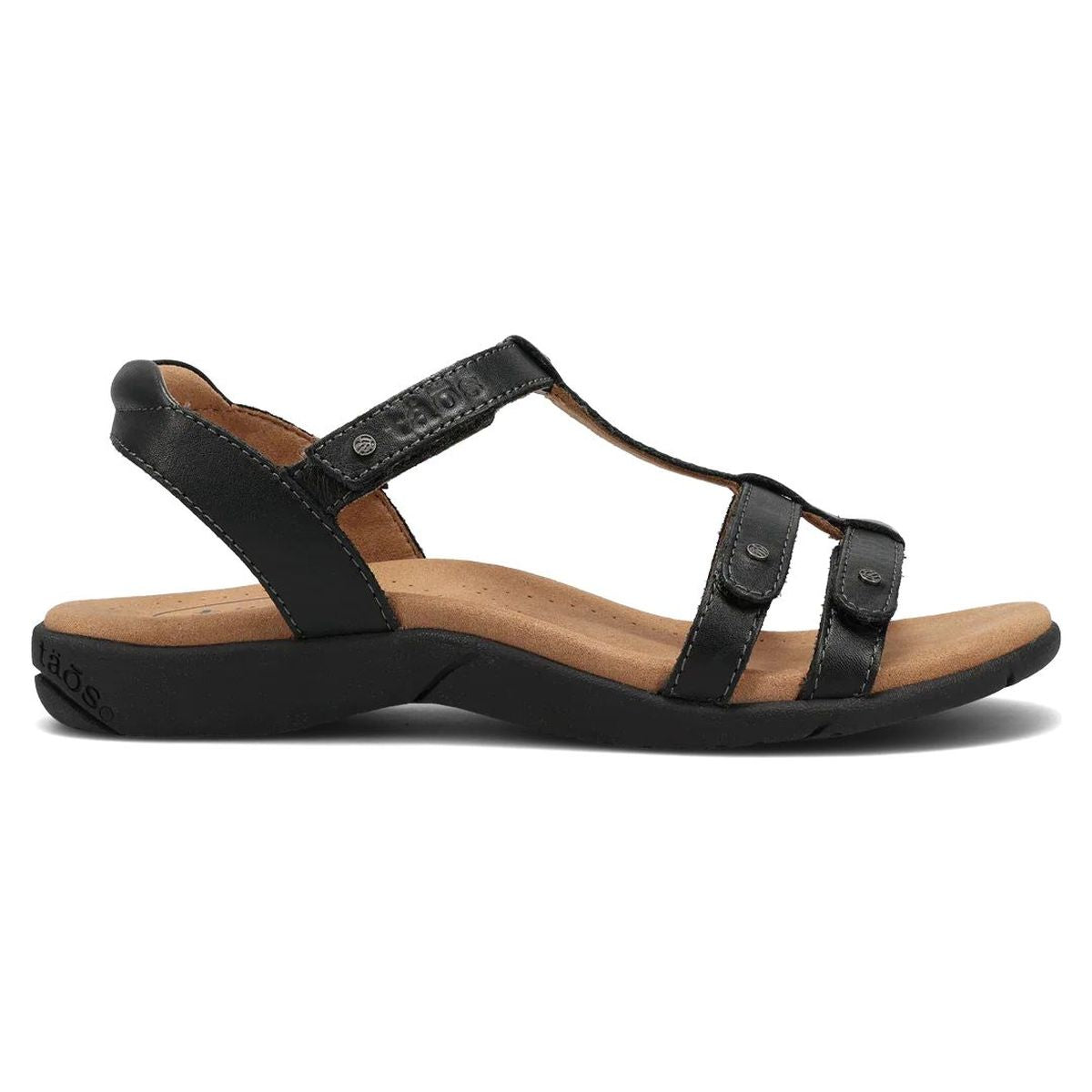 Taos Trophy 2 Adjustable Strap Sandal in Black