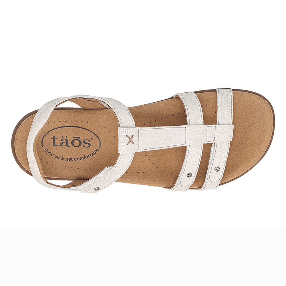 Taos Trophy 2 Adjustable Strap Sandal in Ice Emboss