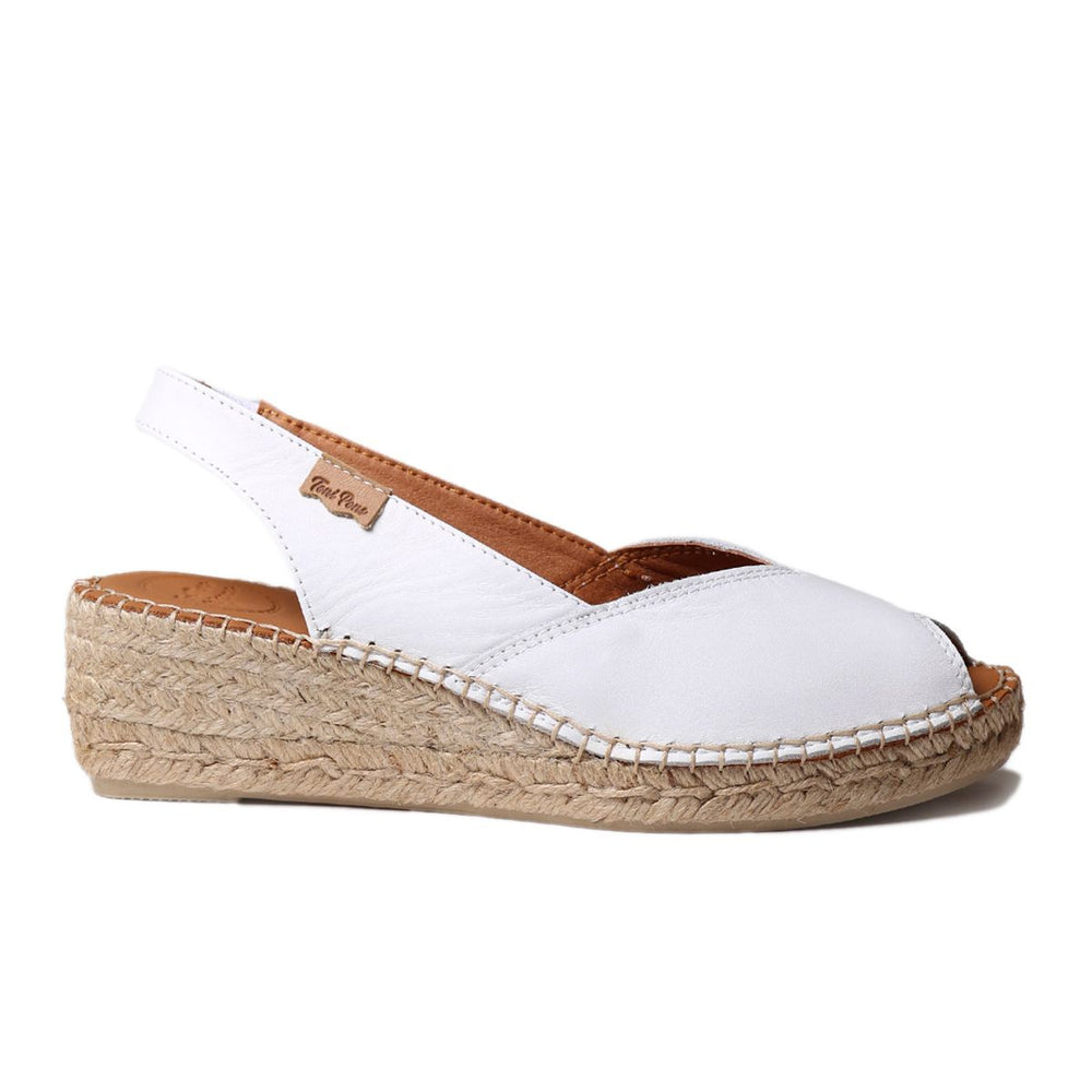 Toni Pons Bernia Women's Wedge Espadrilles in White