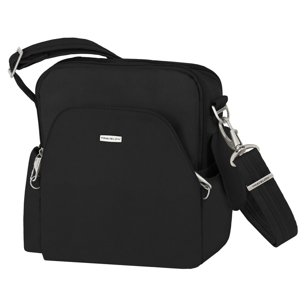 Travelon Classic Travel Bag 42224-500 – Lightweight Polyester Crossbody (Black)
