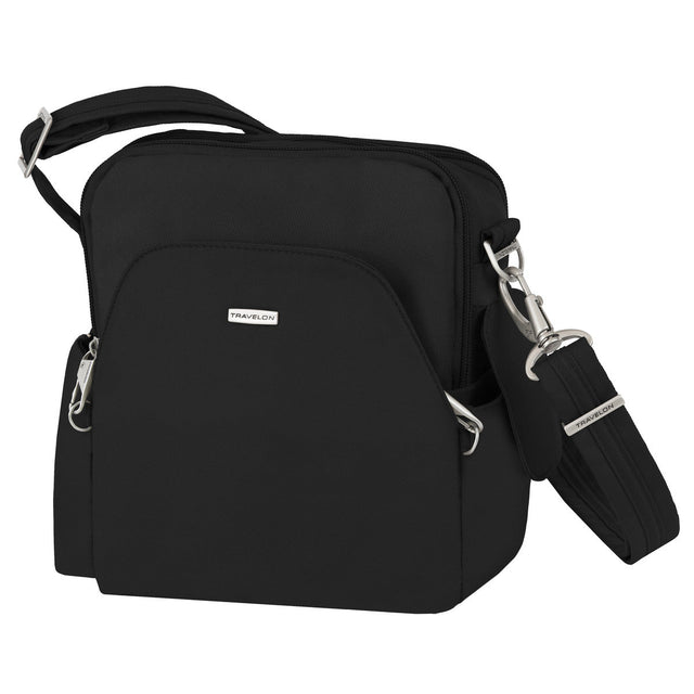 Travelon Classic Travel Bag 42224-500 – Lightweight Polyester Crossbody (Black)