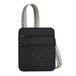Boho-Inspired Anti-Theft Bag by Travelon, Slim Design in black – Style, Security, and Functionality