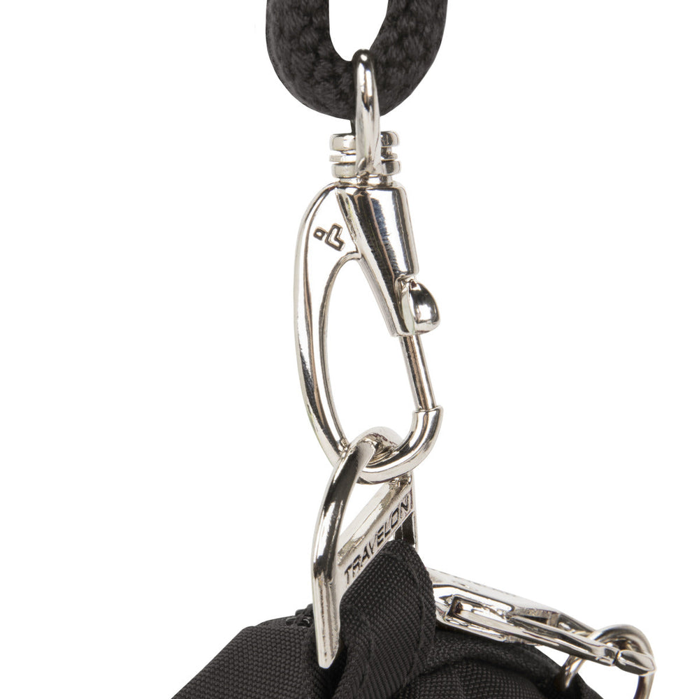 Travelon Anti-Theft Essentials Mini Asymmetric Crossbody in Black