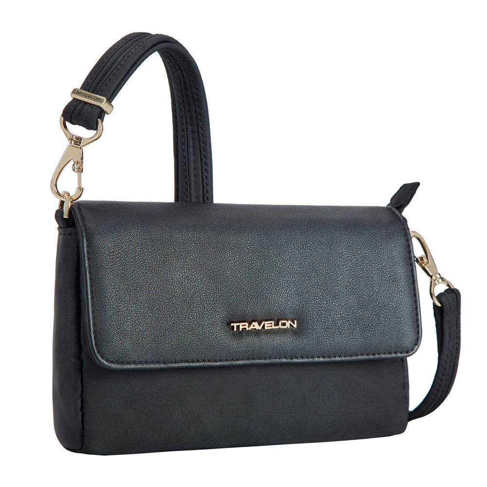 Anti-Theft Addison Convertible Belt Bag in Black