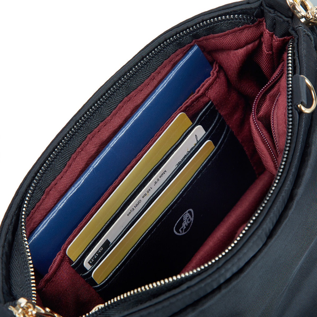 Anti-Theft Addison Convertible Belt Bag in Black