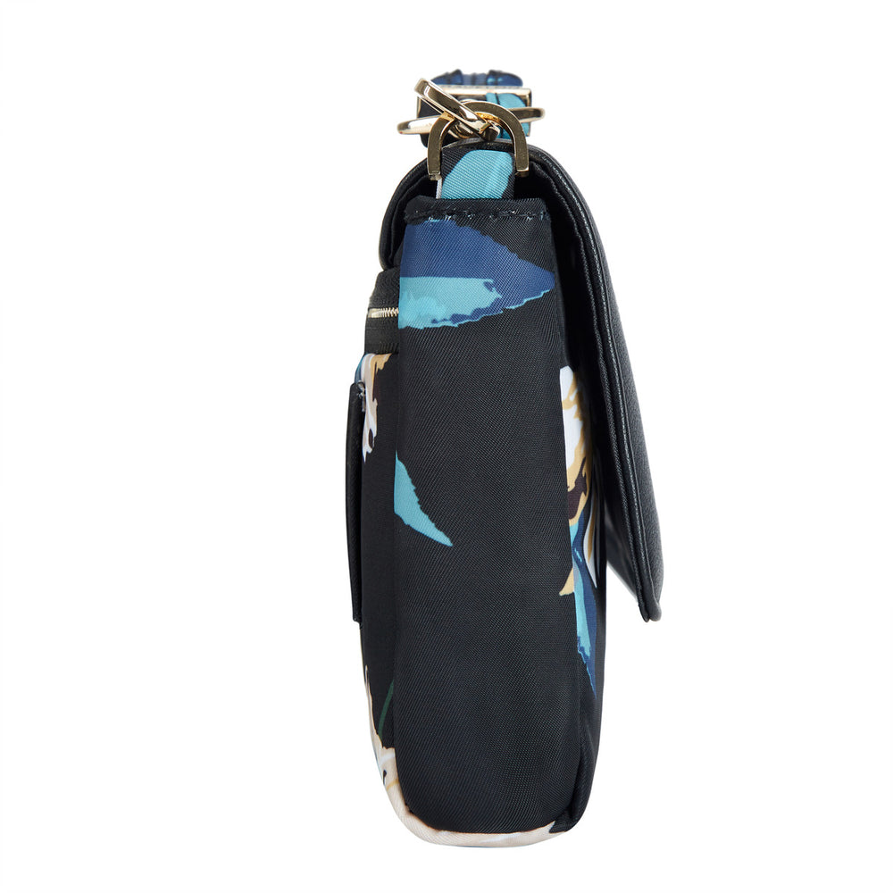 Anti-Theft Addison Convertible Belt Bag in Midnight Floral