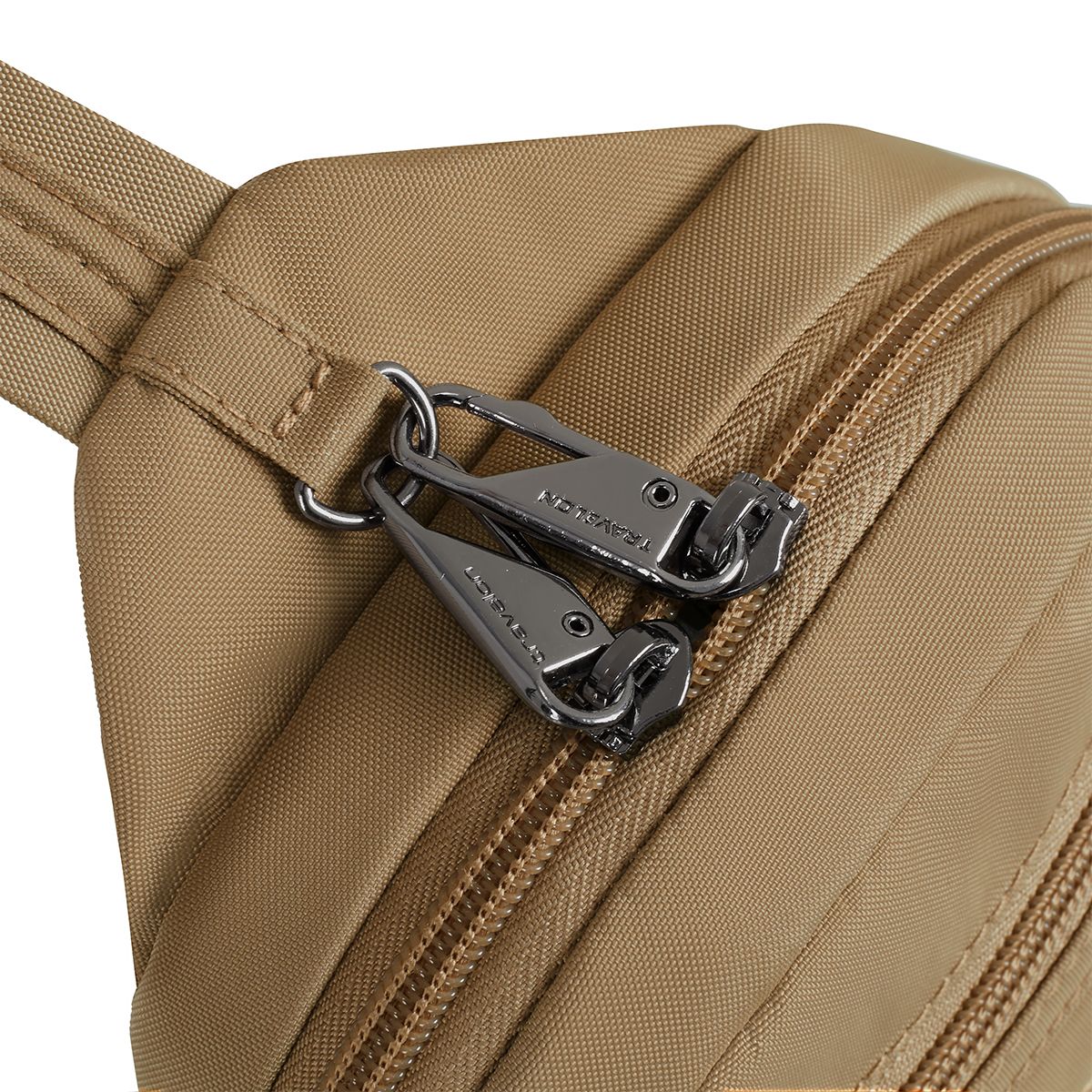 Travelon Women's Runways Anti-Theft Small Sling in Latte