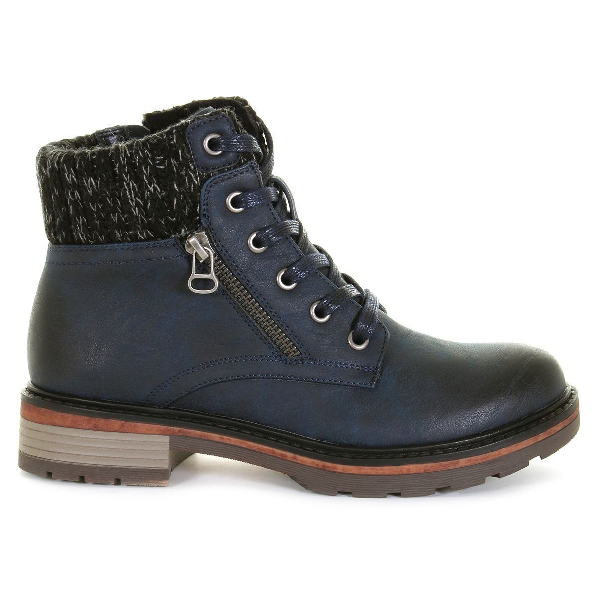 Wanderlust Amy Low Seater Women's Top Boot In Navy